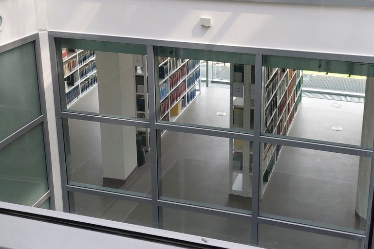 Blick auf eine der Bibliotheken