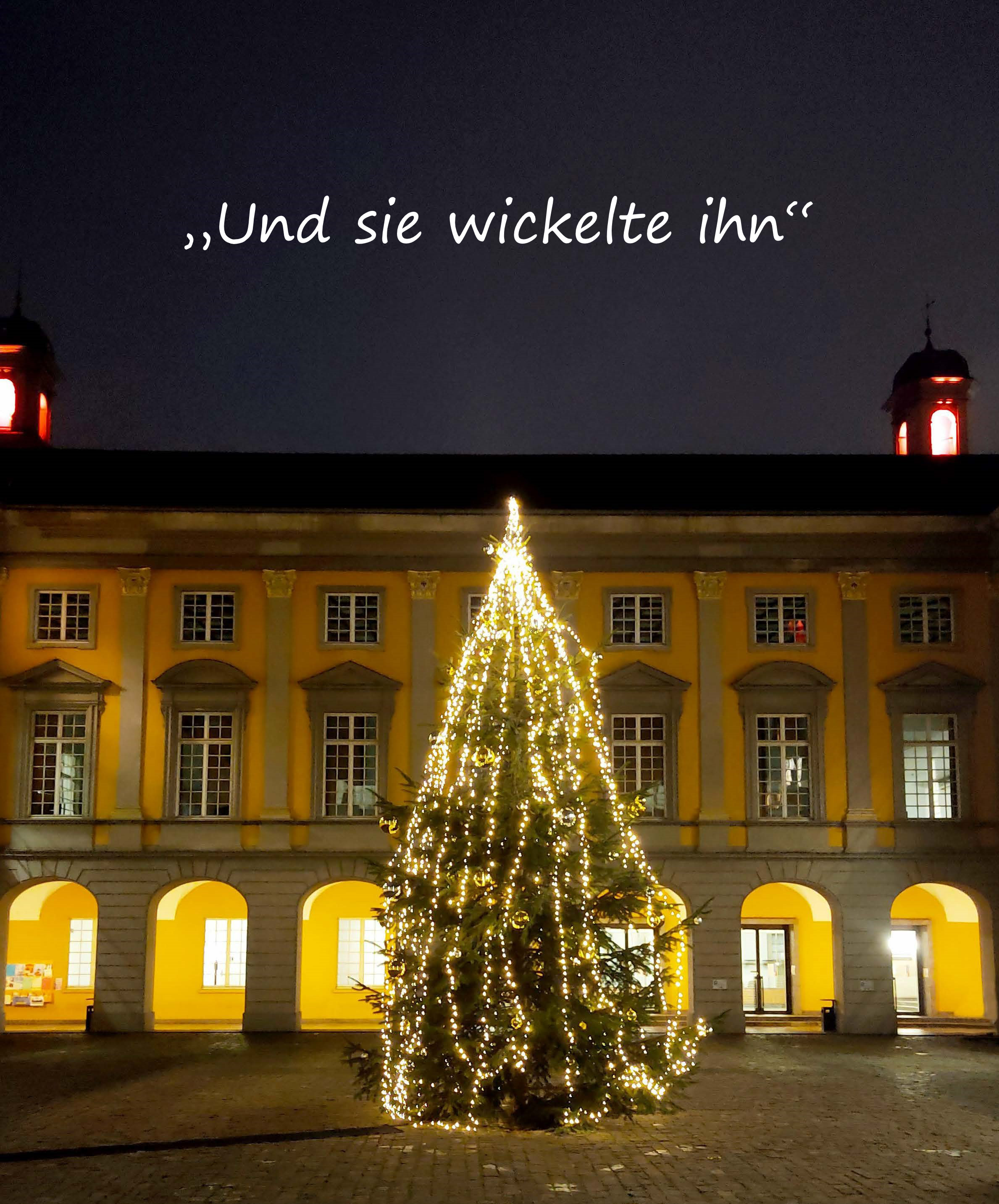 Weihnachtsbaum im Arkadenhof